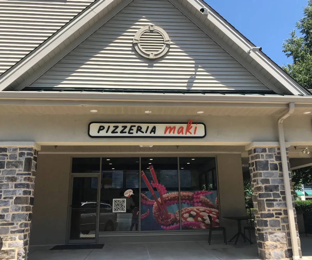 Pizzeria Maki storefront at 4007 Kennett Pike, Wilmington DE